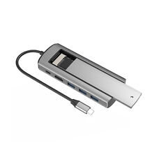 6 In 1 TYPE C TO PD+HDMI+USB3.0*3+SSD HUB For PC Tablet W/Disk Storage Function picture