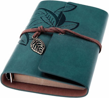 Travel Journal Notebook, Refillable Leather Journal Diary for Men Women NEW picture