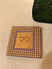Vintage 1989 Intel i486 DX2 CPU Processor A88486DX-33  Gold Refining Collector picture