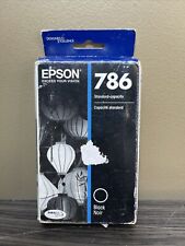 Genuine Epson 786 Black Ink Cartridge Exp 2021 picture