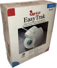 Vintage Genius Easy Trak Serial Mouse PC Trackball Plug And Play With Driver NOS picture