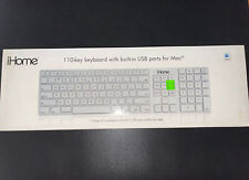 iHome Keyboard IMAC-K121S Mac USB Full 104 Key and Integrated Numeric Keypad picture
