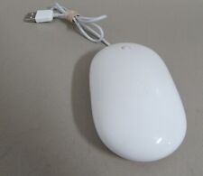 Authentic Apple Mighty Mouse Wired USB White Model No A1152 Tested picture