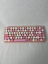 Ajazz 308i Pink Bluetooth Wireless Keyboard 84 Keys Round Keycaps picture