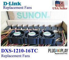 3x Quiet Version Fans for D-Link DXS-1210-16TC Low Noise Best HomeNetwork picture