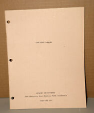 Vintage CROMEMCO CDOS User's Manual, c. 1977 picture