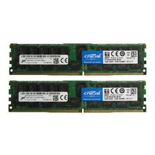 Crucial 32GB (2X 16GB ) DDR4 2400MHz PC4-19200 ECC Registered Ram CT16G4RFD424A picture