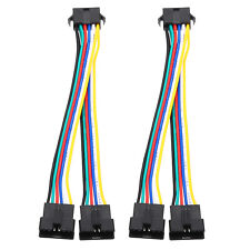 ARGB Splitter Cable, 2 Pcs Fan RGB Extension Power Cord with 6Pin Splitter Cable picture