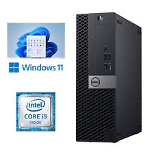 Dell OptiPlex 7050 Core i5 Desktop Computer 16GB RAM 480GB SSD Windows 11 Wi-Fi picture