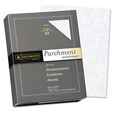 Southworth Parchment Specialty Paper Blue 24 lb. 8 1/2 x 11 500/Box 964C picture