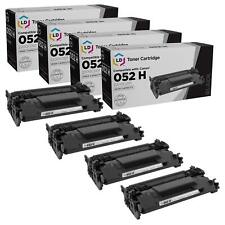 LD Compatible Replacement for Canon 052H High Yield Black Toner Cartridges 4PK picture