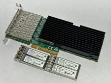 Silicom PE310G4SPI9LB-XR 10Gbe Quad Port PCIE SFP+ Network Adapter Low Profile picture