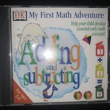 My First Math Adventure Adding and Subtracting CD  (PC, 1997) New picture