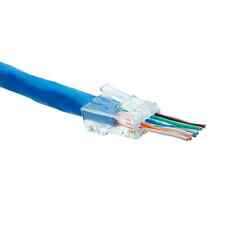 trueCABLE Cat6A Extra Large Pass Through RJ45 Connectors｜Unshielded picture