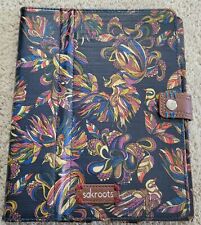 Sakroots Ipad/ Tablet Cover Case navy blue paisley/floral print picture