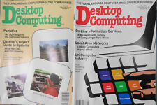 Desktop Computing Magazine - April & May 1983 - 2 issues lot picture