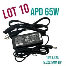 LOT 10 APD 65W AC Adapter Power Supply Dell Wyse 5010 7010 Thin Client NB-65B19 picture