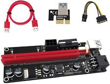 PCIE GPU Riser Latest V009S 6 PIN + MOLEX GPU Mining ETH USB picture