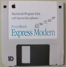 PowerBook Express Modem Macintosh Program Disk 1.0.4 w/ Express Fax Software picture
