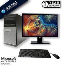 Dell Core i5 Desktop PC Computer 16GB RAM 256GB SSD Windows 10 Pro with USB WIFI picture