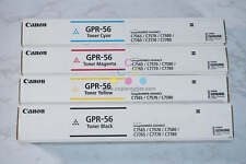 Genuine Canon GPR-56 CMYK Toner Cartridges iR ADVC7565,C7570,C7580,C7765,C7770 picture