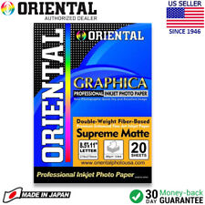 Oriental GRAPHICA FB Supreme Matte Fine Art Pro Inkjet Paper 8.5 x 11