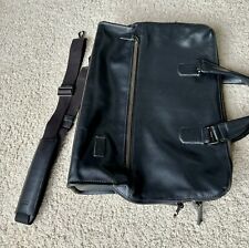 EUC TUMI Harrison Portfolio Business Brief Bag Black Leather 63016D MSRP $899 picture