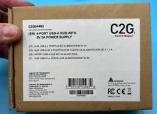 C2G 4-Port USB2.0 Type A Hub With Power Supply C2G54463 picture