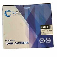 Brothers Compatible NEW LxTek Toner Cartridge Replacement TN760 Black 4 Pack picture