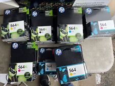 Lot Of 37 Genuine Sealed New HP 564 / 564XL Black & Tri Color Ink Cartridges picture