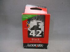 Lexmark 42 Black Ink Print Cartridge New Sealed picture
