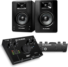 M-Audio BX4 and AIR 192|4-120-Watt Studio Monitors/Desktop Computer Speakers and picture