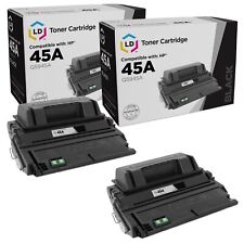 LD Compatible Replacements for HP 45A / Q5945A 2PK Black Toner Cartridges picture