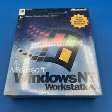 Microsoft Windows NT 4.0 Workstation Box Set, Factory Sealed NIB, New, Unused picture