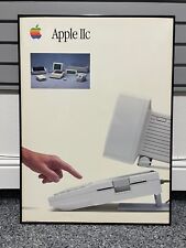 Apple IIc 1985 Computer Framed Poster  1985  Vintage Rare  Approx 30x22 USA Made picture