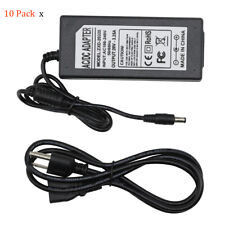 10Pack AC Adapter Charger Power Supply Cord fits Zebra LP2824 LP2844 Printer picture