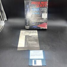 Vintage 1989 Cosmi PRESUMED GUILTY IBM PC Game 3.5