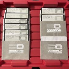 Osborne Computer Corp dBase II Tutor System Software Missing One Disk Vtg 1981 picture
