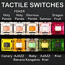 TACTILE Mechanical Keyboard SWITCH TESTER SAMPLE PACK Holy Panda, Kiwi, Glorious picture