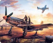 WWII Airplanes The P51 Superior Plane Mouse Pad  7 x 9 Mousepad Vintage Aircraft picture
