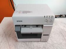 Power Tested Only Epson ColorWorks M242A TM-C3400 Inkjet Label Printer AS-IS picture