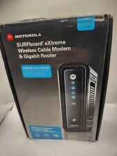 Motorola Surfboard Extreme Wireless Cable Modem Gigabit Router SBG6580 picture
