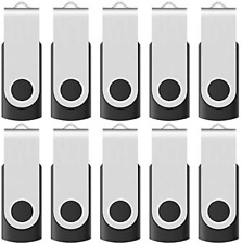 10-Pack  16GB USB 2.0 Flash Memory Stick Swivel Thumb Drives for Universal Data  picture