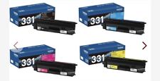 Brother Genuine TN-331 Complete 4-Color Toner Cartridge Set ** Black Is Open Box picture
