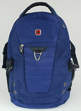 Swiss Gear Scan Smart Airflow Smart Laptop Backpack Blue Travel School TSA EUC picture