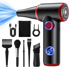 Compressed Air Duster Stepless Speed Electric Cordless LED Light Rechargeable picture