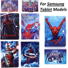 Kids standup Case for Samsung Galaxy Tablet spiderman Cover Superheroes Avengers picture