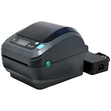Zebra GX420d Direct Thermal Label Printer LCD Ethernet with Cables Power Supply picture