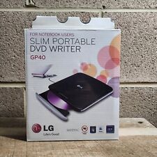 LG SLIM POTABLE DVD WRITER MODEL # GP40NB40 picture