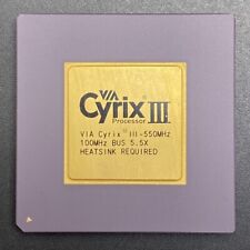 VIA Cyrix III-550MHz CPU C3 X86 1.9V Socket370 32Bit Processor PGA370 Uncommon picture
